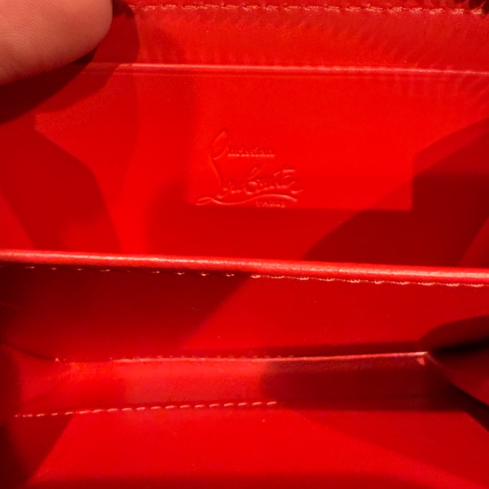 Christian louboutin spike panettone coin purse pink and red - Picture 13 of 16